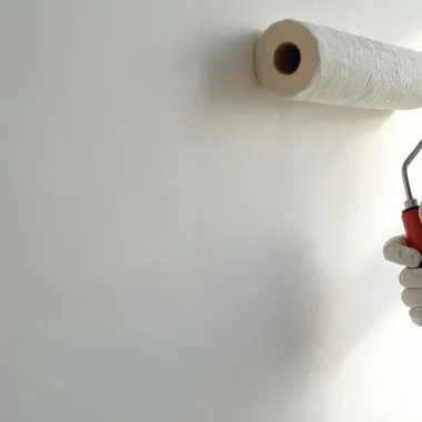 a photo of hand painting on a wall